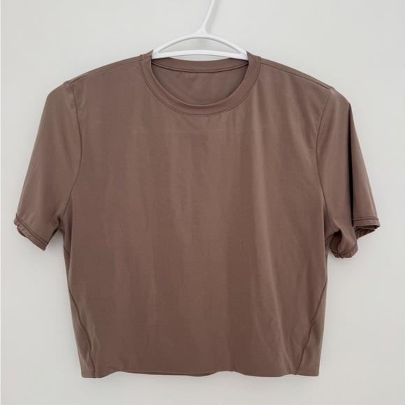 Lululemon Wundermost cropped crew neck tee - Picture 1 of 2